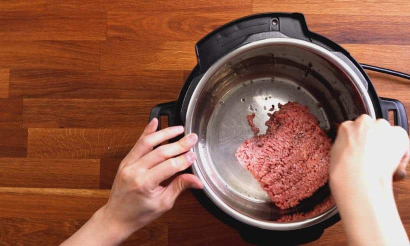 brown ground beef 