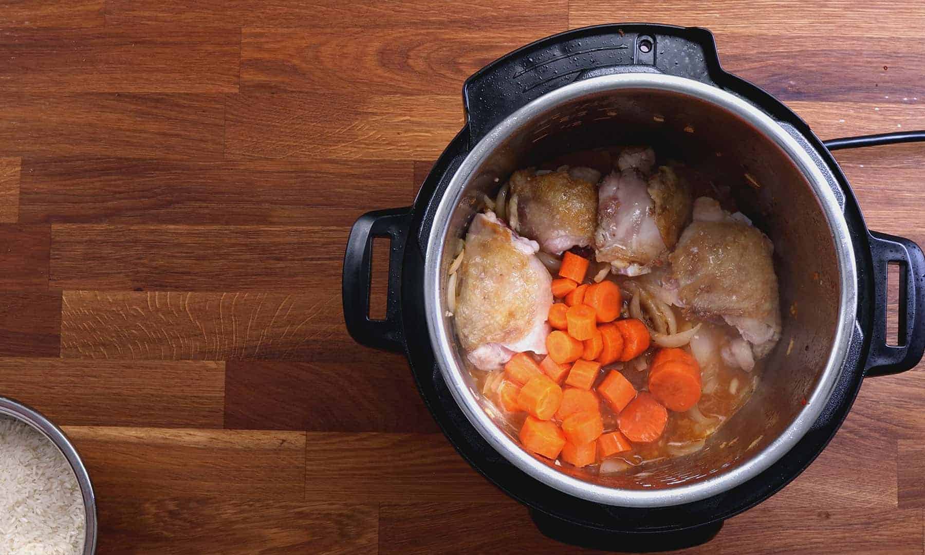 Instant Pot Chicken and Rice Tested by Amy + Jacky