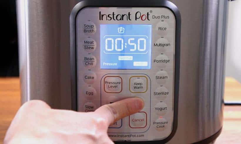 Instant Pot Pressure Cooker High Pressure 50 minutes