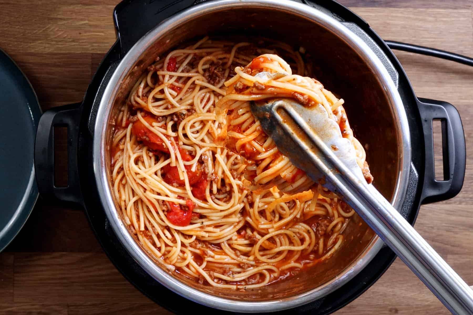 Instant Pot Spaghetti (Easy & Flavorful) - Tested by Amy + Jacky