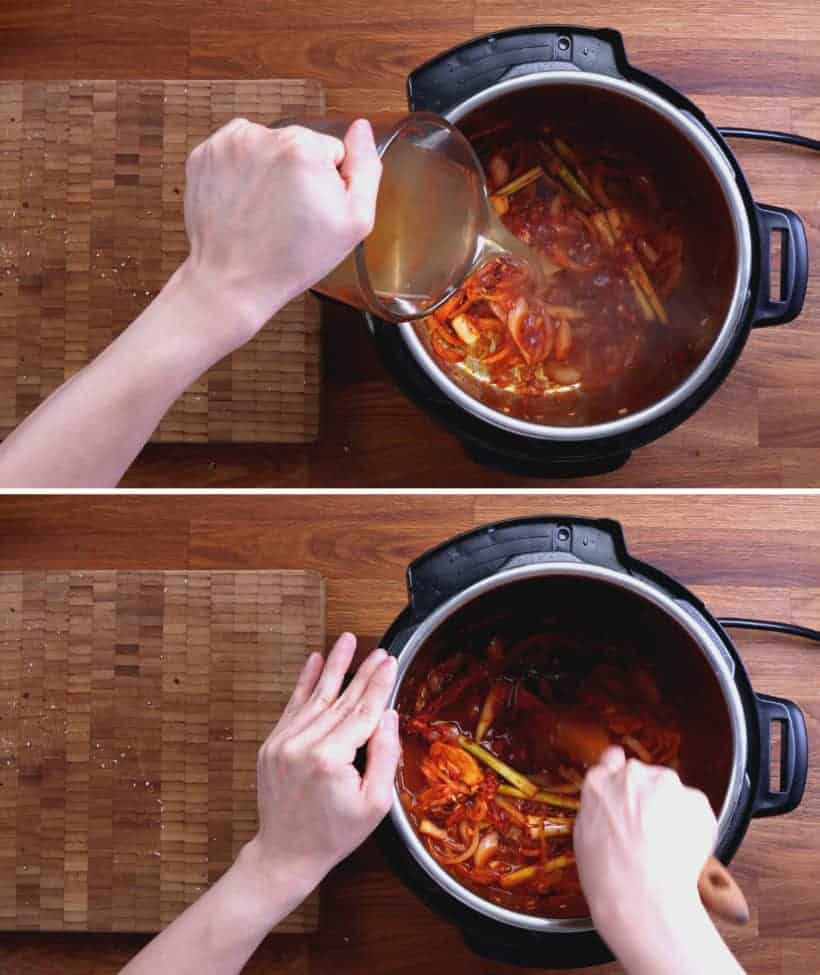 Pressure Cooker Bo Kho: deglaze Instant Pot with unsalted chicken stock   #AmyJacky #InstantPot #PressureCooker #beef  #vietnamese #recipes