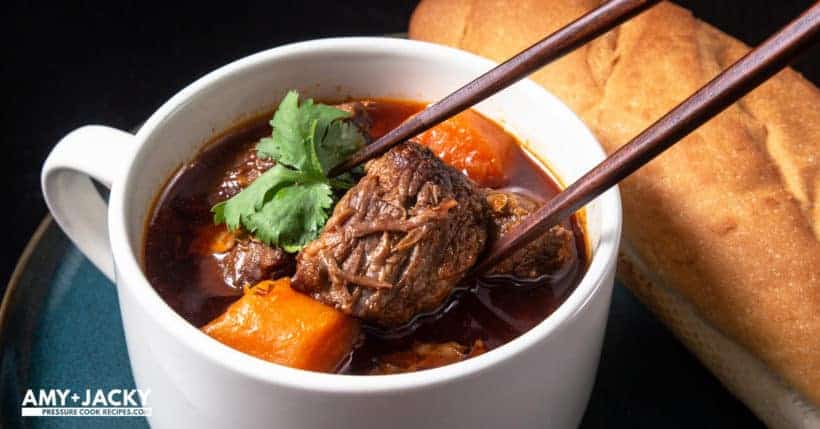 Instant Pot Bo Kho | Pressure Cooker Bo Kho | Bo Kho Recipe | Instant Pot Vietnamese Beef Stew | Instant Pot Beef Stew | Pressure Cooker Beef Stew | How to make beef stew | Easy beef stew recipe | Instant Pot Vietnamese Food Recipes #AmyJacky #InstantPot #PressureCooker #beef #asian #recipes