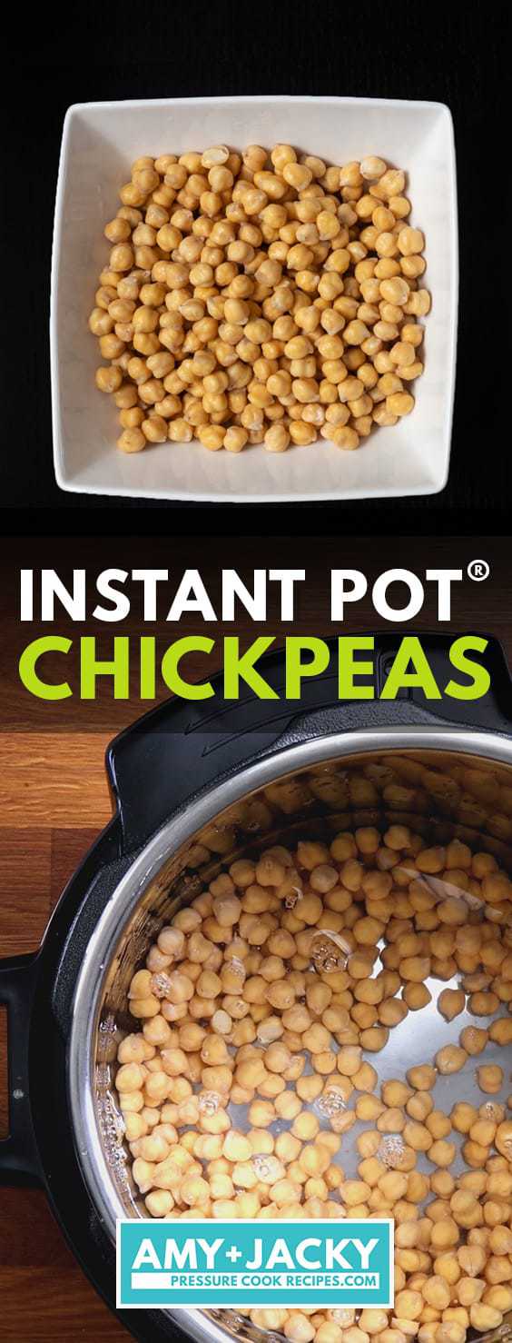 Instant Pot Chickpeas | Pressure Cooker Chickpeas | Instant Pot Garbanzo Beans | Instant Pot Beans | How to cook chickpeas | Chickpea recipes | Dried chickpeas #AmyJacky #InstantPot #PressureCooker #recipes #vegan #GlutenFree #vegetarian