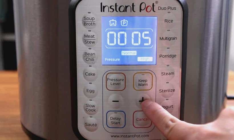 Instant Pot Pressure Cooker High Pressure 5 minutes  #AmyJacky #InstantPot #PressureCooker #recipes