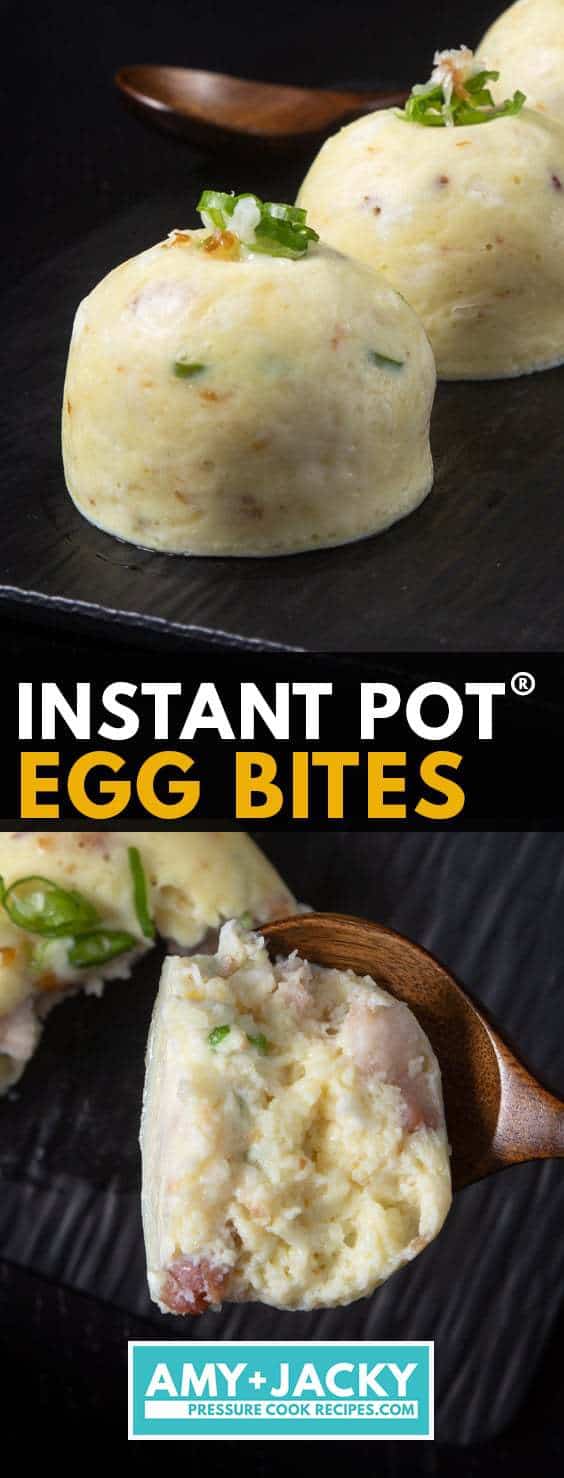 instant pot egg bites | instant pot egg bites recipe | instant pot egg bites silicone | instant pot sous vide egg bites | instant pot starbucks egg bites | pressure cooker egg bites | Starbucks Sous Vide Egg Bites | instant pot silicone mold recipes #AmyJacky #InstantPot #PressureCooker #recipe #eggs #breakfast
