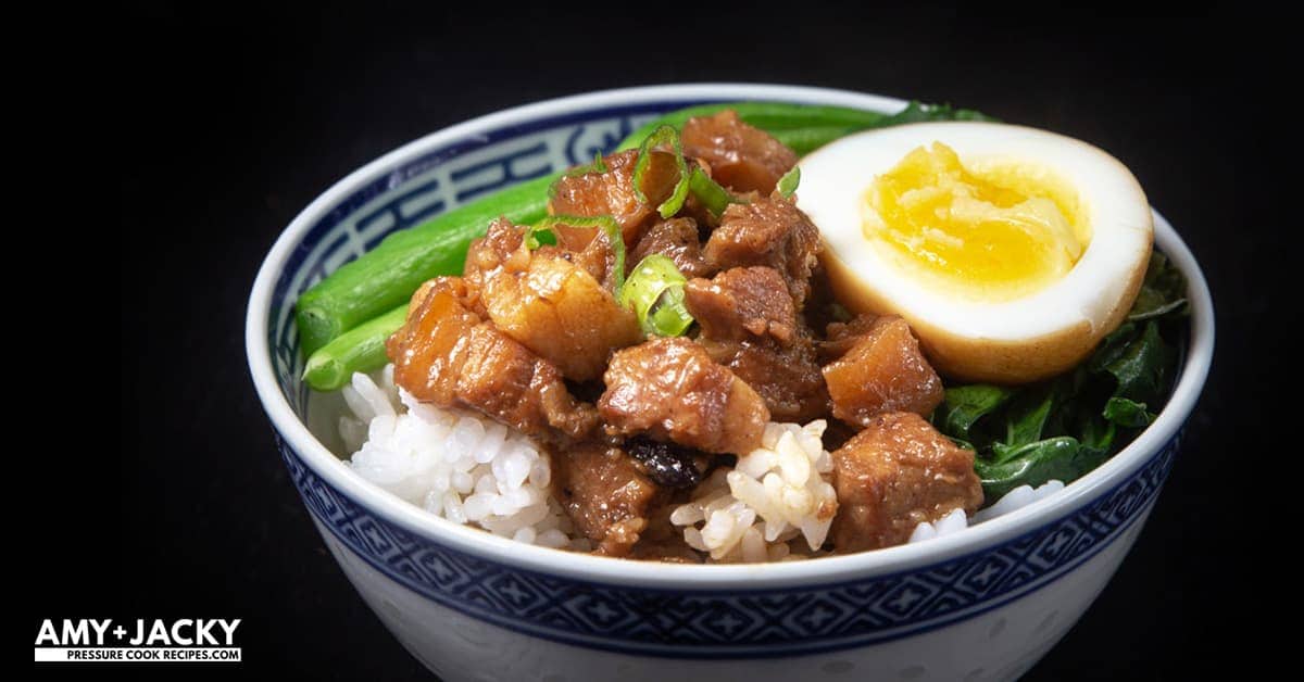 Instant Pot Taiwanese Braised Pork Lu Rou Fan Tested By Amy Jacky