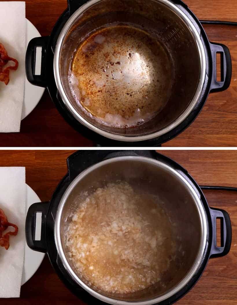 saute onions