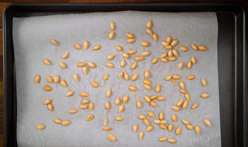 how to roast butternut squash seeds