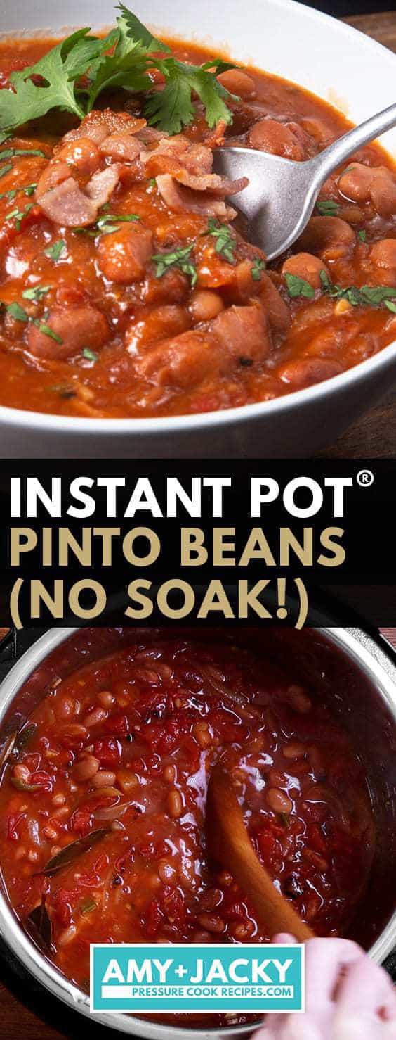 instant pot pinto beans | pinto beans in instant pot | pressure cooker pinto beans | instant pot bean recipes | instant pot mexican pinto beans | dry pinto beans instant pot | mexican beans instant pot | cooking pinto beans in Instant Pot | power pressure cooker xl pinto beans | ninja foodi pinto beans | no soak instant pot pinto beans #AmyJacky #InstantPot #PressureCooker #recipe #beans #side #mexican