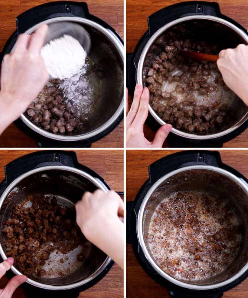 Make roux gravy in Instant Pot for Sausage Gravy    #AmyJacky #InstantPot #PressureCooker #recipe #breakfast