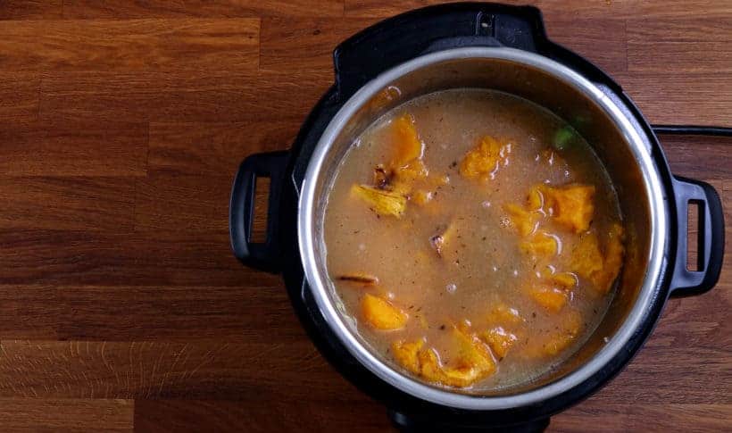 Pressure Cook Butternut Squash Soup