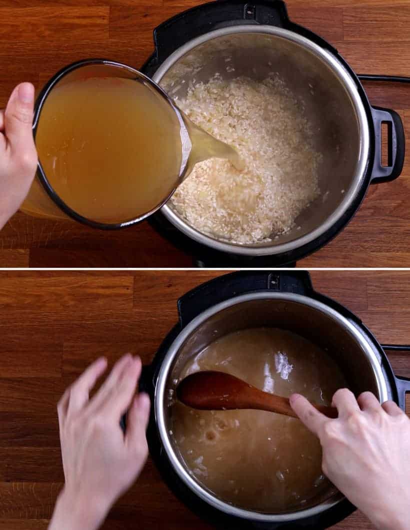 Instant Pot Risotto: pressure cook risotto in Instant Pot  #AmyJacky #InstantPot #PressureCooker #rice #sides