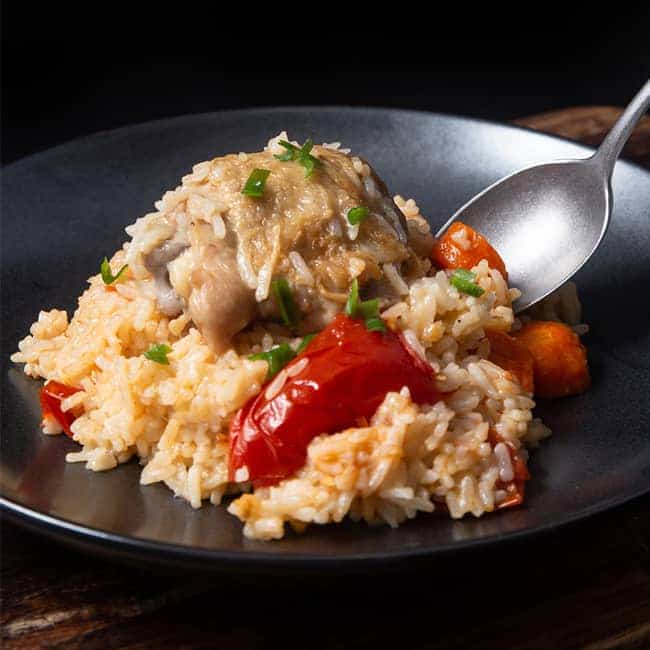 Instant Pot Chicken and Rice #AmyJacky #InstantPot #recipes #PressureCooker