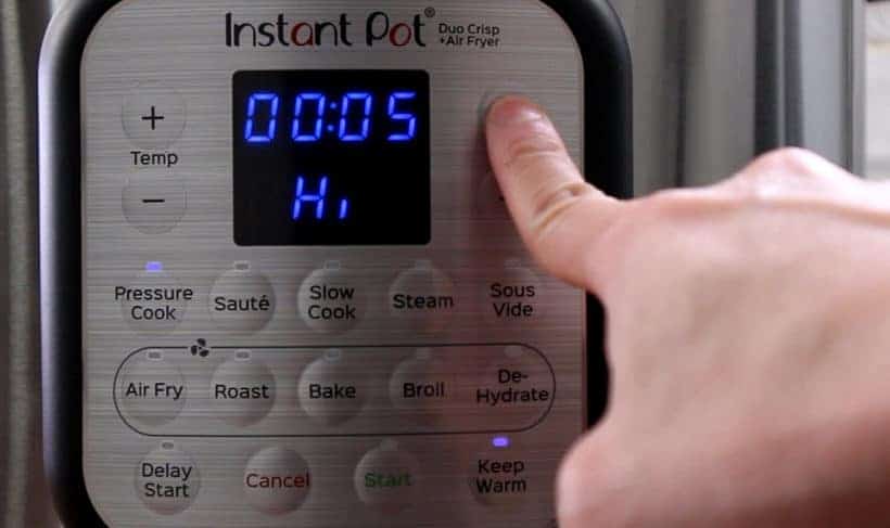 instant pot duo crisp high pressure 5 minutes   #AmyJacky #InstantPot #PressureCooker