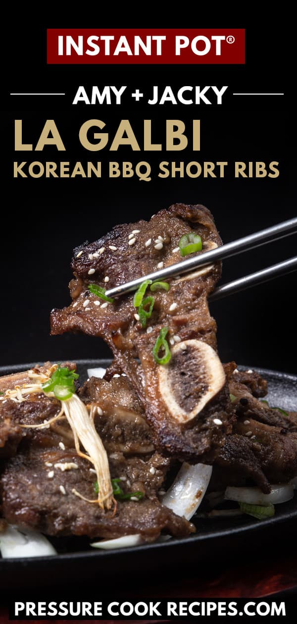 instant pot kalbi | instant pot la galbi | instant pot kalbi short ribs | pressure cooker kalbi | air fryer la galbi | air fryer kalbi | air fryer beef short ribs | kalbi marinade | kalbi recipe | korean bbq short ribs | instant pot korean short ribs #AmyJacky #InstantPot #PressureCooker #AirFryer #recipe #korean #asian #beef #ribs