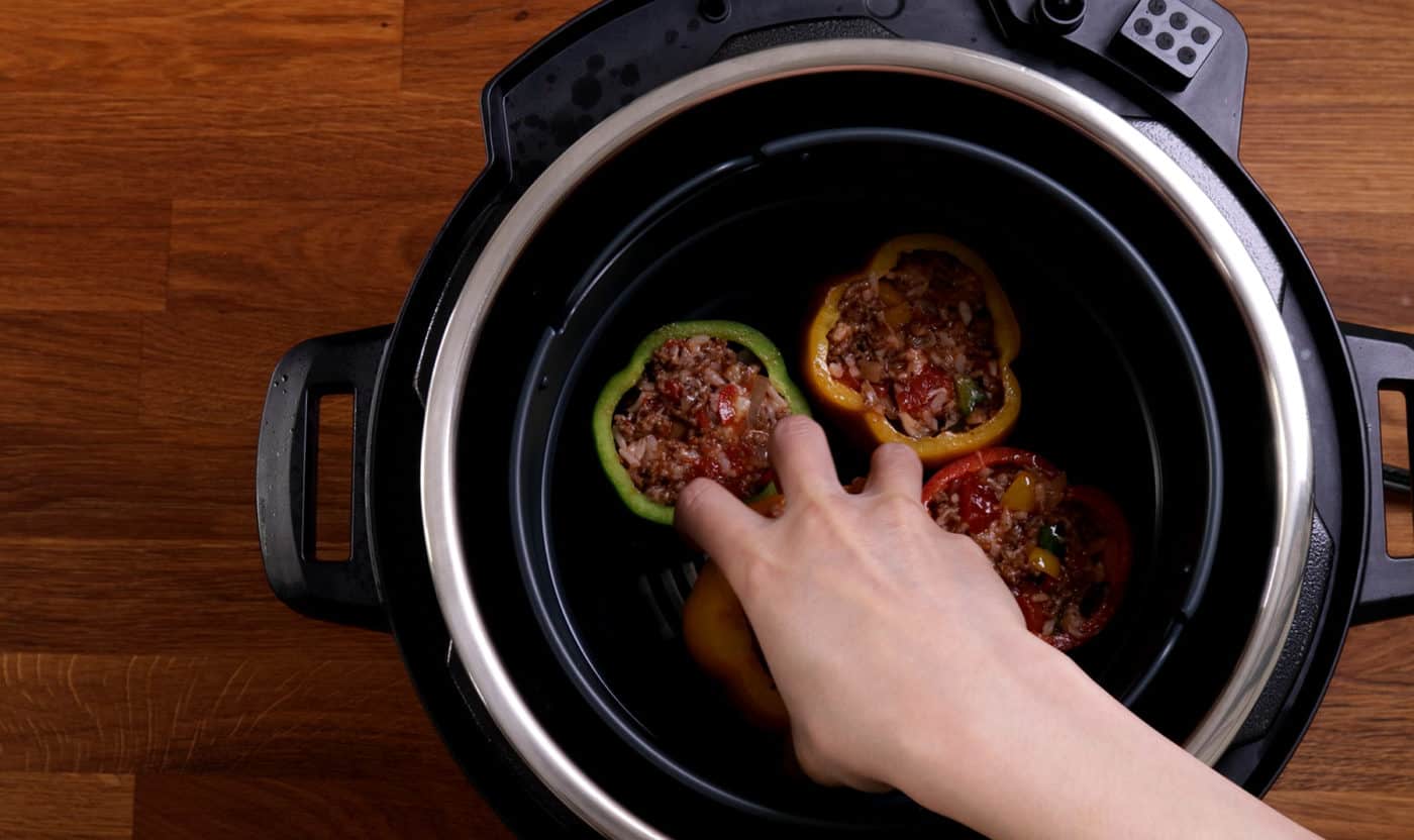 Instant Pot Stuffed Peppers Tested by Amy + Jacky