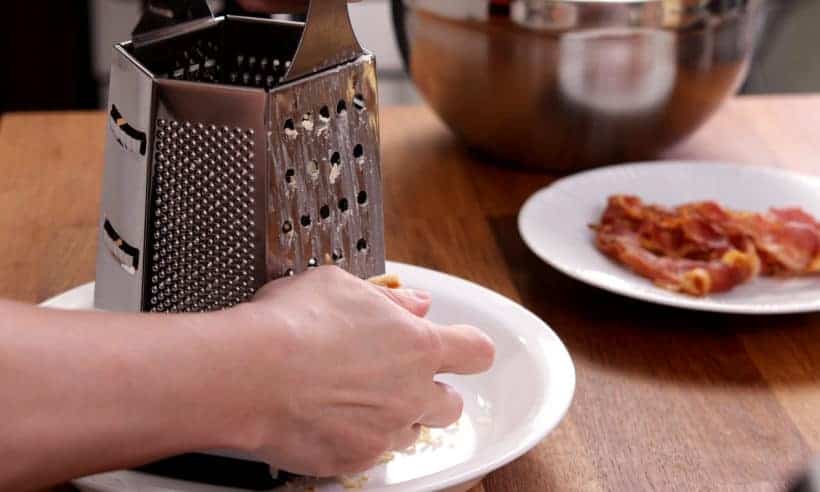 grate cheese with grater  #AmyJacky #recipe