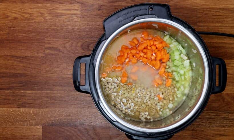 cooking lentils in Instant Pot
