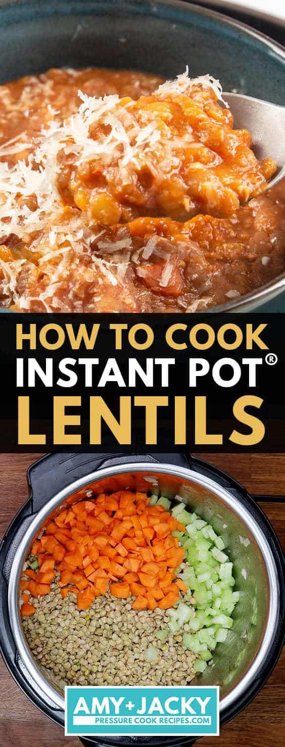instant pot lentils | lentils instant pot | instant pot lentils recipe | pressure cooker lentils | instant pot green lentils | cooking lentils in instant pot #AmyJacky #InstantPot #PressureCooker #beans #sides #recipe