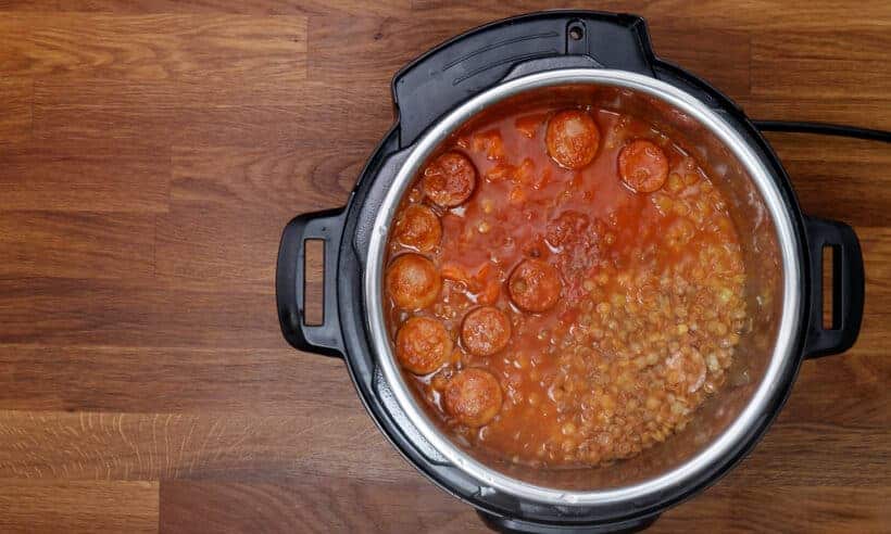 pressure cooker lentils