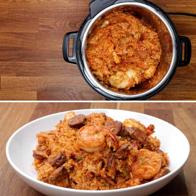 Cooking jambalaya in Instant Pot    #AmyJacky #InstantPot #PressureCooker #recipe #chicken #cajun 