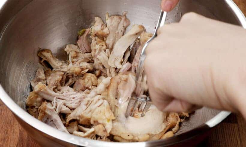 shred chicken  #AmyJacky #recipe #chicken