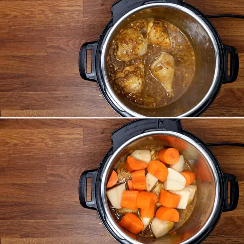 Chicken curry in Instant Pot    #AmyJacky #InstantPot #PressureCooker #chicken #recipe