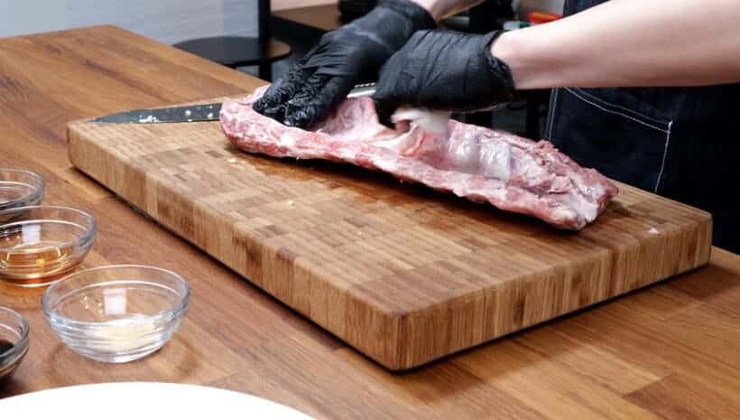 how to remove rib membrane  #AmyJacky #recipe #ribs