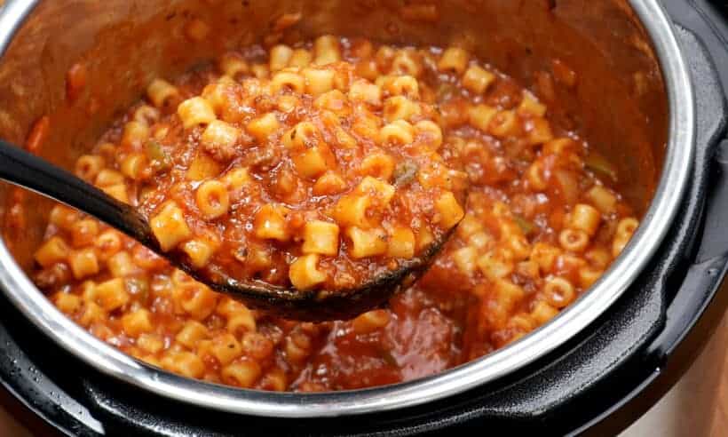 instant pot beef goulash