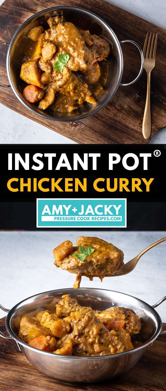 instant pot chicken curry | curry chicken instant pot | pressure cooker chicken curry | instant pot coconut curry chicken | instant pot chicken curry coconut milk | instant pot chicken curry with potatoes  #AmyJacky #InstantPot #PressureCooker #chicken #recipe