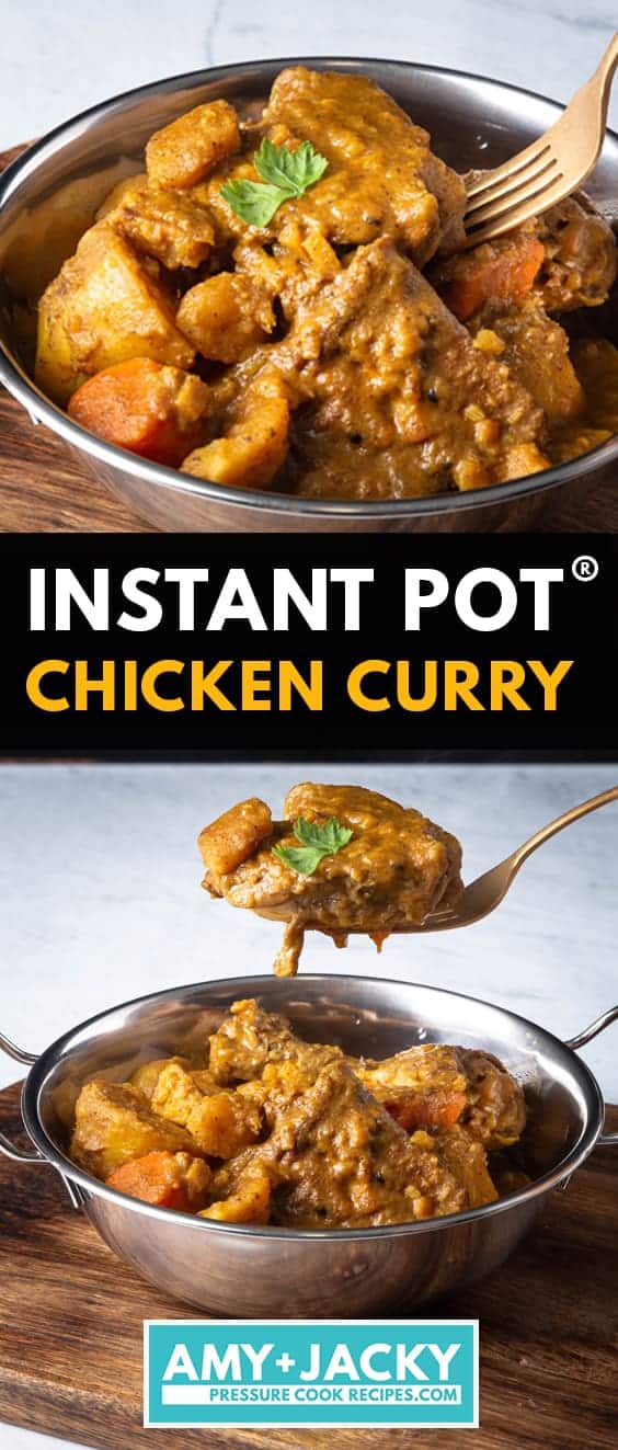 instant pot chicken curry | curry chicken instant pot | pressure cooker chicken curry | instant pot coconut curry chicken | instant pot chicken curry coconut milk | instant pot chicken curry with potatoes  #AmyJacky #InstantPot #PressureCooker #chicken #recipe