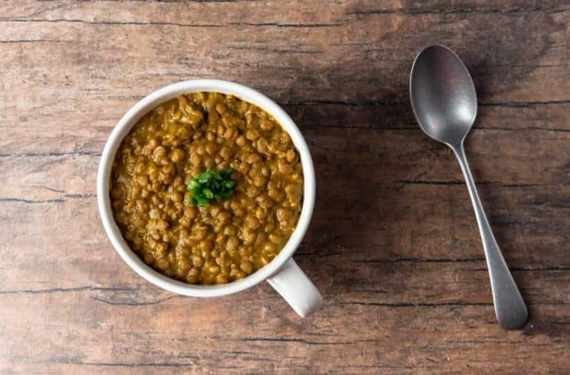 instant pot lentil curry | pressure cooker lentil curry | instant pot curried lentils | lentil curry recipe | coconut lentil curry | green lentil curry | brown lentil curry | easy lentil curry  #AmyJacky #InstantPot #PressureCooker #recipe #vegan #vegetarian #beans