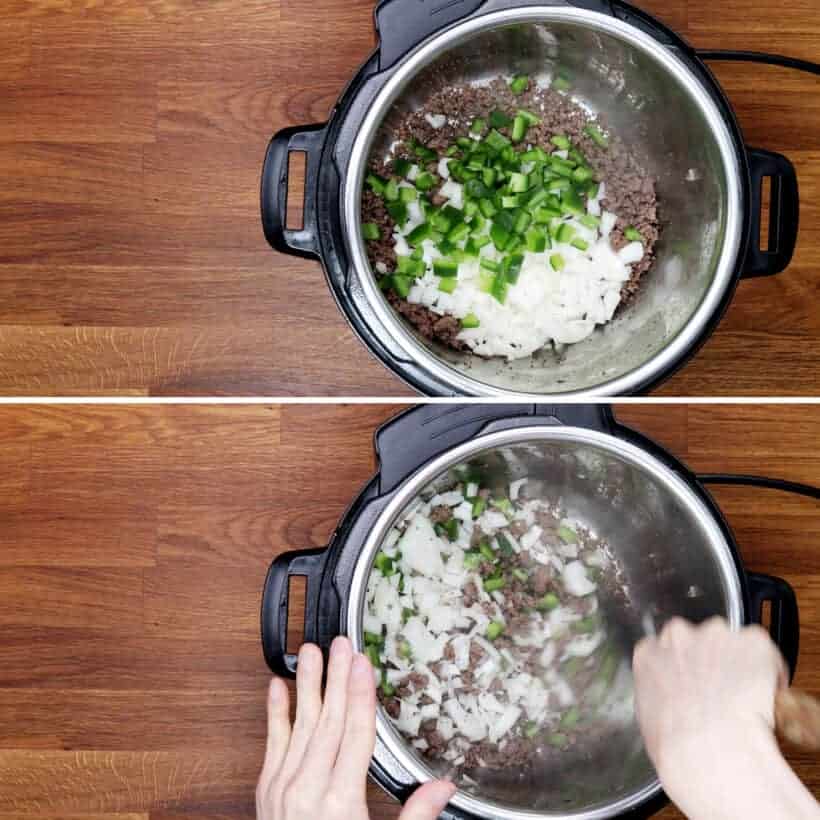 saute onions in Instant Pot  #AmyJacky #InstantPot #PressureCooker #recipe