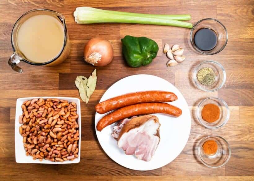 instant pot red beans and rice ingredients    #AmyJacky #InstantPot #PressureCooker #recipe #beans #rice #cajun #creole