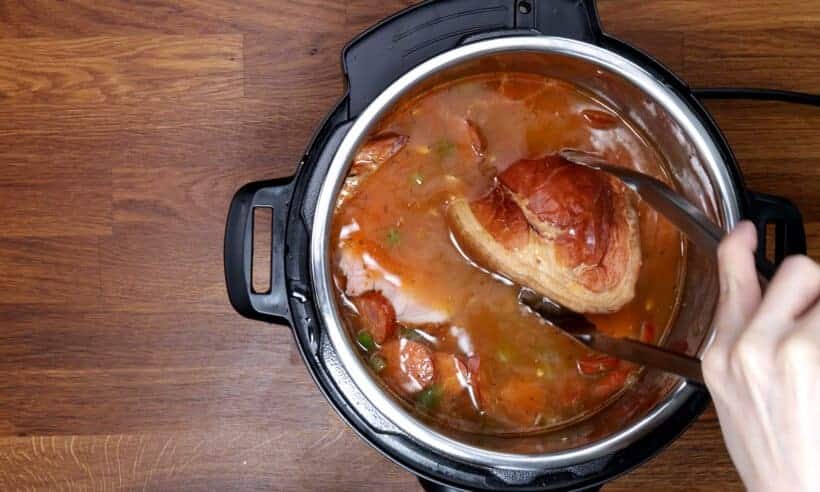 pressure cook smoked pork hock in Instant Pot  #AmyJacky #InstantPot #PressureCooker #recipe