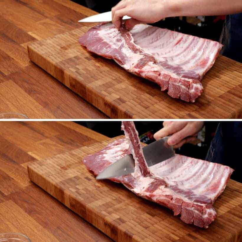 how to trim spare ribs skirt  #AmyJacky #recipe #pork #recipe #ribs