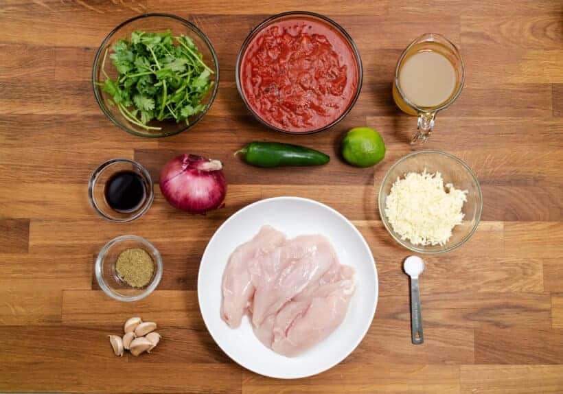 instant pot salsa chicken ingredients  #AmyJacky #InstantPot #recipe #chicken