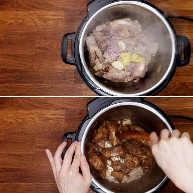 saute aromatics in Instant Pot  #AmyJacky #recipe #InstantPot