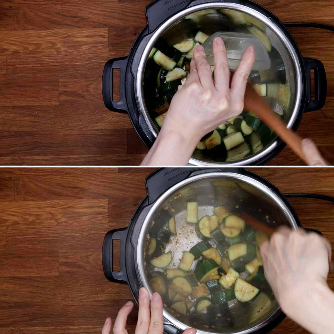 Instant Pot Zucchini Tested by Amy + Jacky