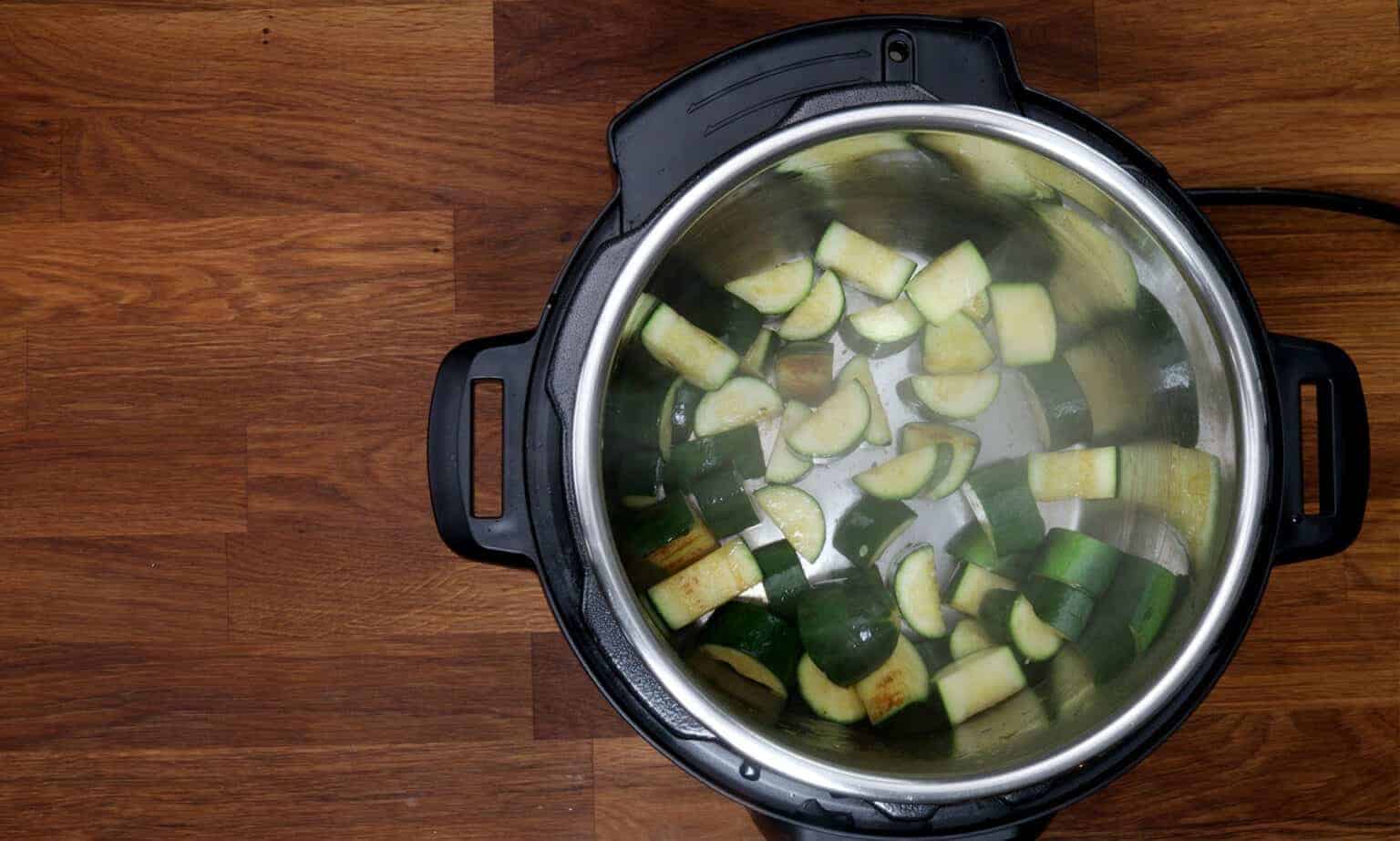 Instant Pot Zucchini Tested by Amy + Jacky