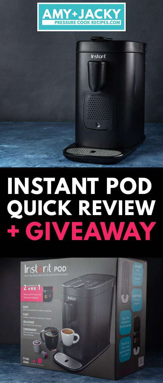 Instant Pod Coffee Maker Review - Amy + Jacky