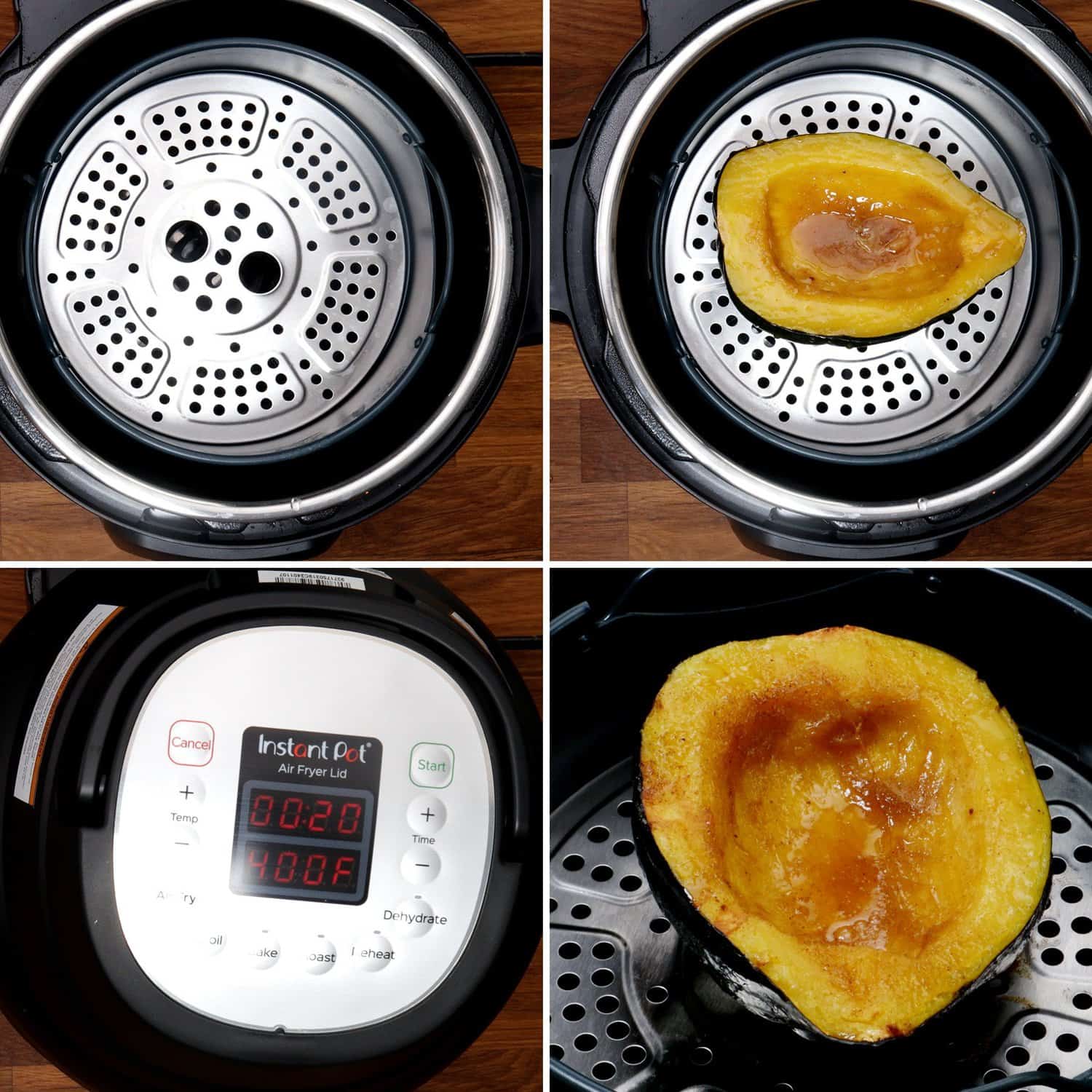 Instant Pot Acorn Squash Tested by Amy + Jacky