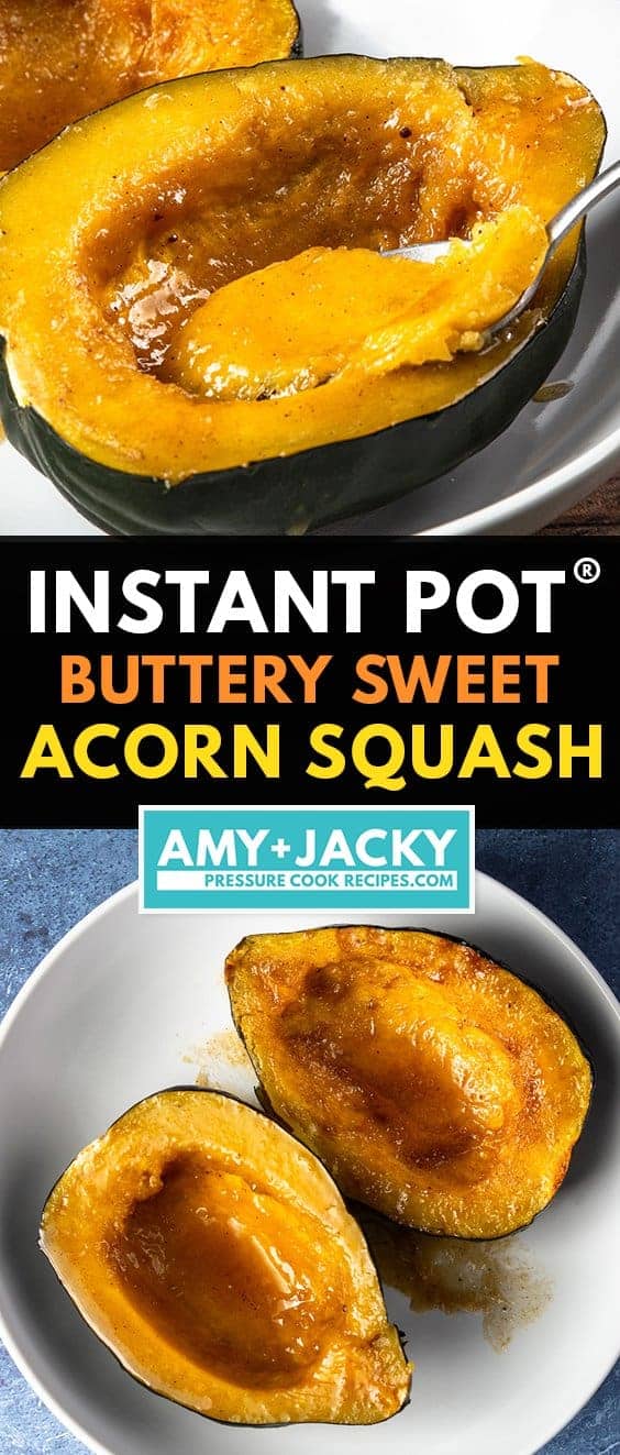 instant pot acorn squash | acorn squash in instant pot | pressure cooker acorn squash | cooking acorn squash | roasted acorn squash | baked acorn squash | airfryer acorn squash  #AmyJacky #InstantPot #AirFryer #recipe #winter