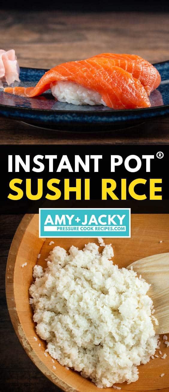 instant pot sushi rice | sushi rice instant pot | sushi rice pressure cooker | instant pot rice | short grain rice | japanese rice  #AmyJacky #InstantPot #rice #japanese #asian