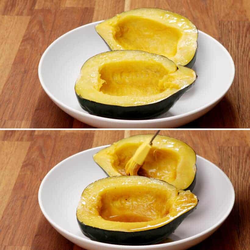 maple butter acorn squash  #AmyJacky #InstantPot #recipe