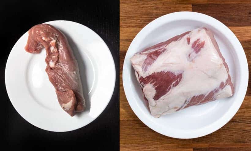 differences between pork loin and pork tenderloin  #AmyJacky