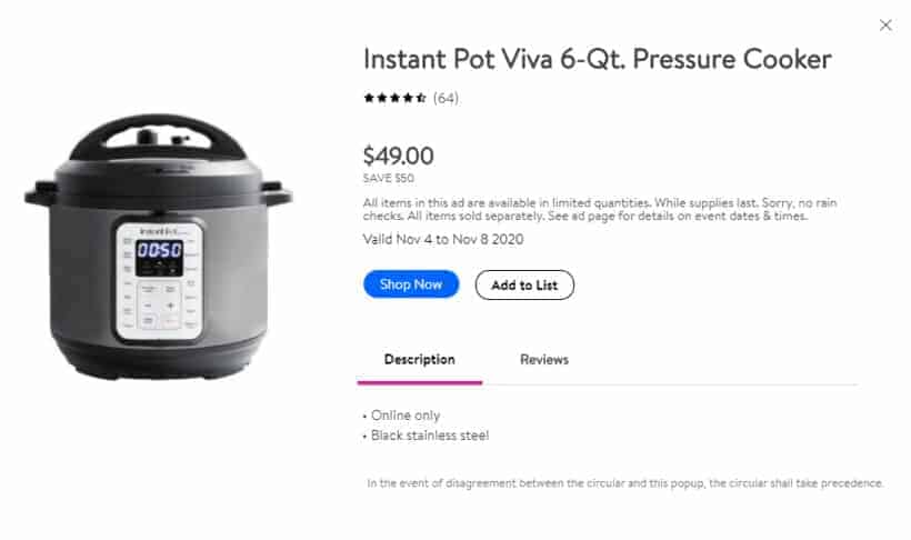 Instant Pot Black Friday (2020) : Up to 50% off Best Instant Pot Deals