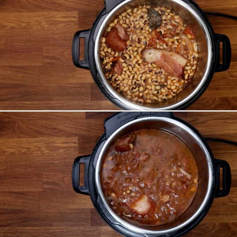 instant pot black eyed peas and ham