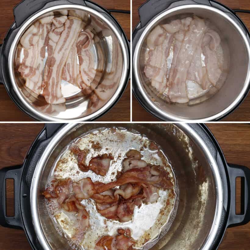 crisp bacon in Instant Pot