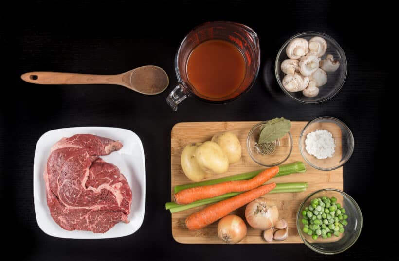 instant pot beef stew ingredients